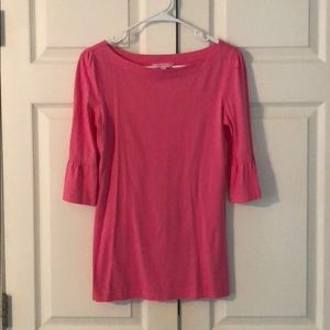 Lilly Pulitzer Top with bell sleeves